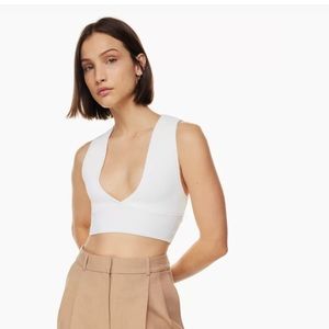 Babaton Sculpt Knit Deep V Tank